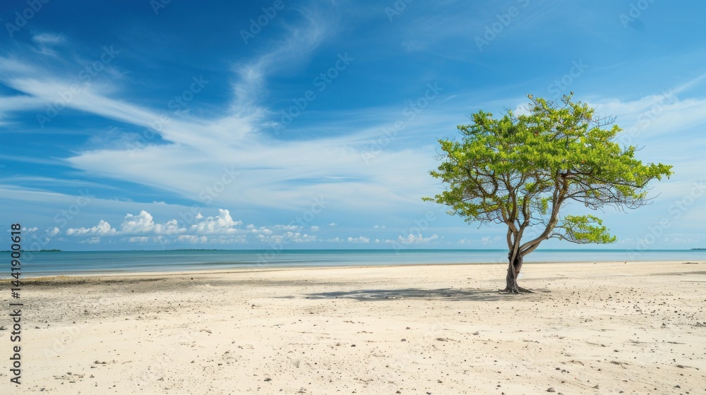 Sparse beach with one tree and wide empty sand. stock photo --ar 16:9 --raw --v 6 Job ID: b02532a0-eb0f-498c-a9fc-149836bf5ed1 Sparse beach with one tree and wide empty sand. stock photo --ar 16:9 --raw --v 6 Job ID: b02532a0-eb0f-498c-a9fc-149836bf5ed1
