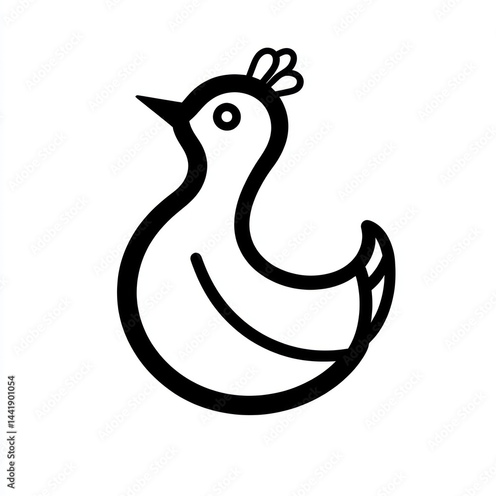Fototapeta premium Bird Icon