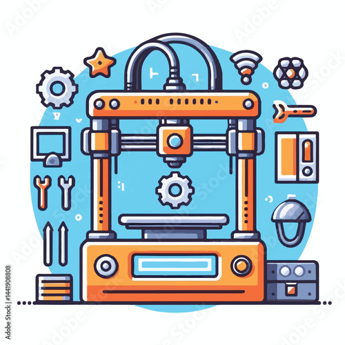 technology, modern, industry, 3d, machine, model, printer, manufacturing, design, engineering, innovation, 3d printer, plastic, print, printing, laboratory, prototype, 3d printing, business, object, c