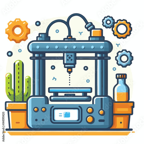 technology, modern, industry, 3d, machine, model, printer, manufacturing, design, engineering, innovation, 3d printer, plastic, print, printing, laboratory, prototype, 3d printing, business, object, c