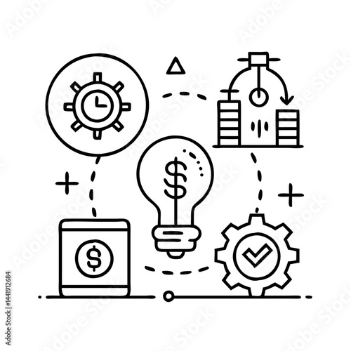story of black inventors icon, story of black inventors line art - simple line art of story of black inventors, perfect for story of black inventors logos and icons