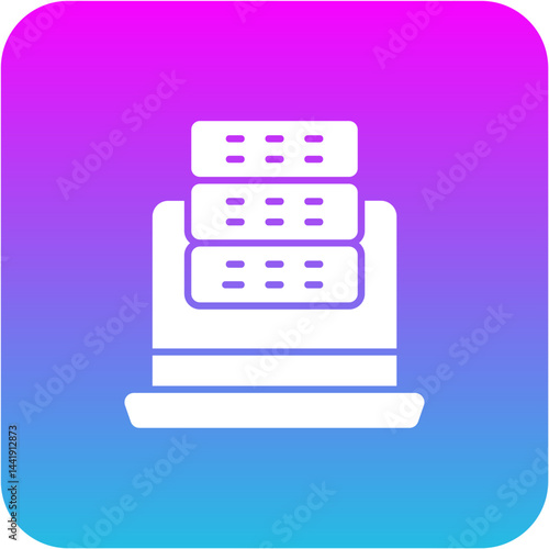 Laptop Storage Icon