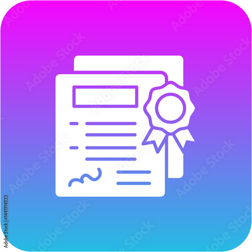 Certificate Icon