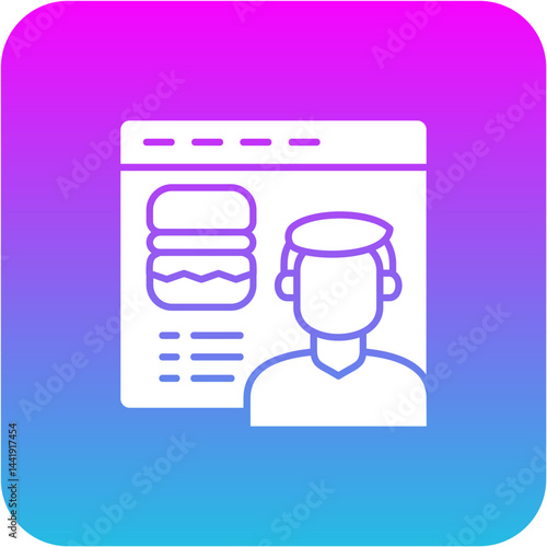 Food blogger Icon