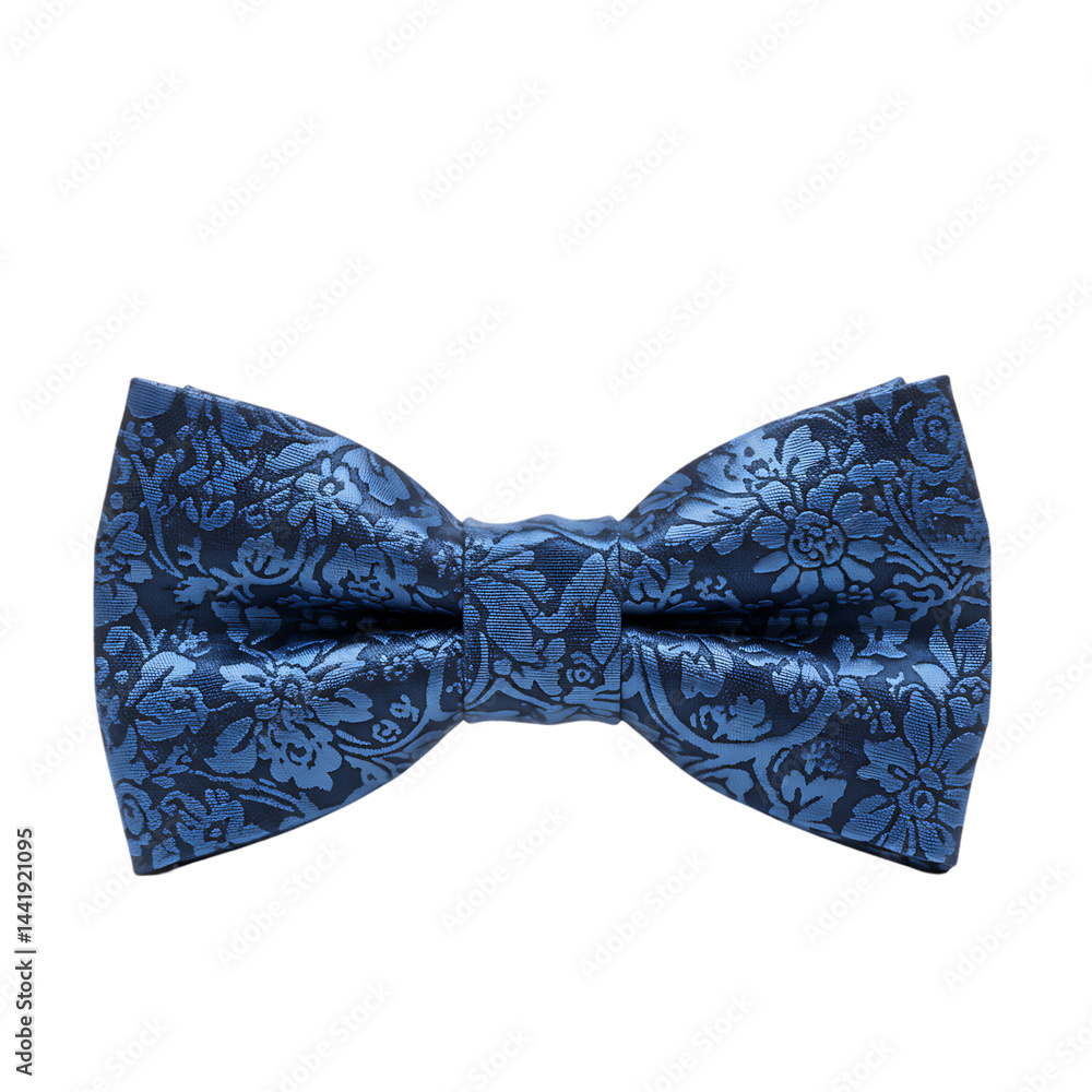 Elegant Blue Floral Pattern Bow Tie Elegant Blue Floral Pattern Bow Tie
