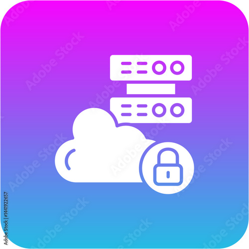 Cloud lock Icon
