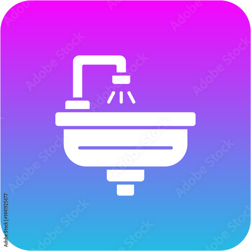 Hair wash sink Icon