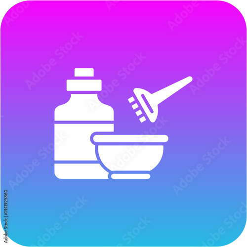 Hair dye kit Icon