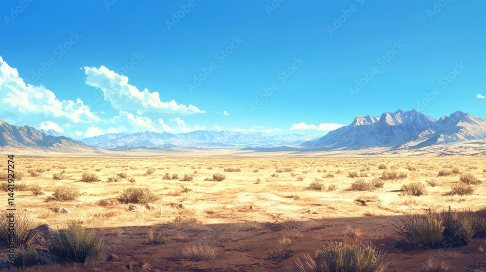 Naklejka premium Desert Vista