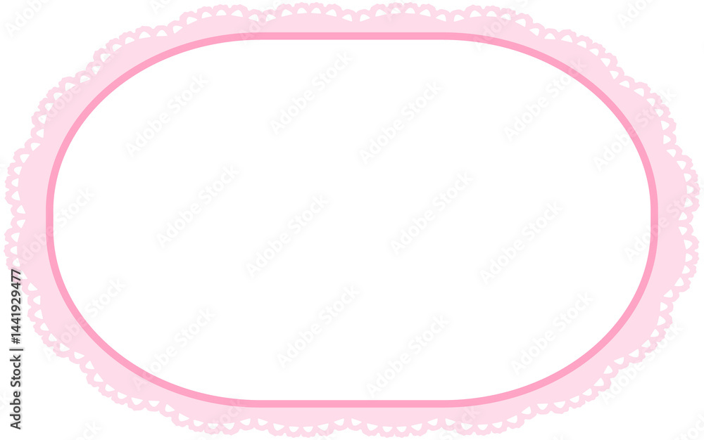 Lace Border Oval Frame
Lace Border Oval Frame