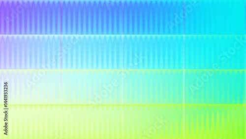 Green and blue frosted ribbed glass texture background