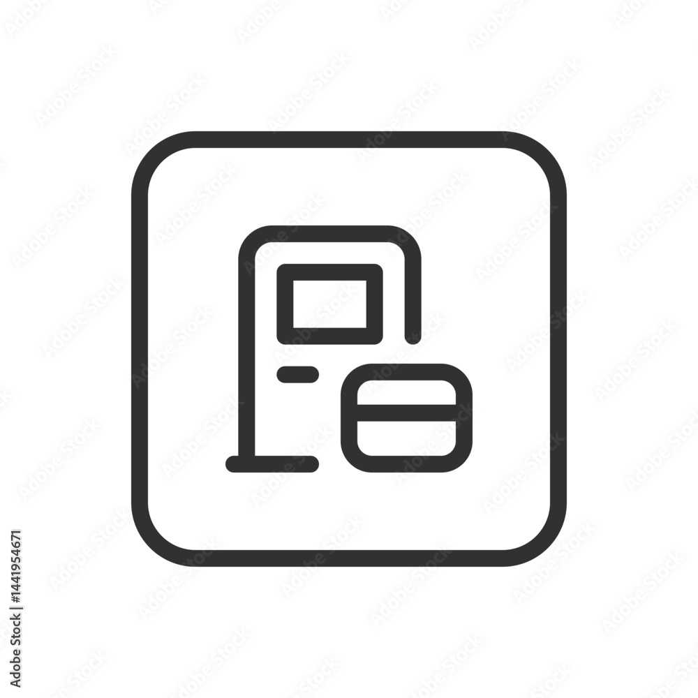 ATM Credit Card Icon – Bank Transactions & Cash Access ATM Credit Card Icon – Bank Transactions & Cash Access