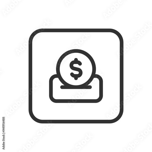 Cash Deposit Dollar Icon – Add Funds & Banking Transactions