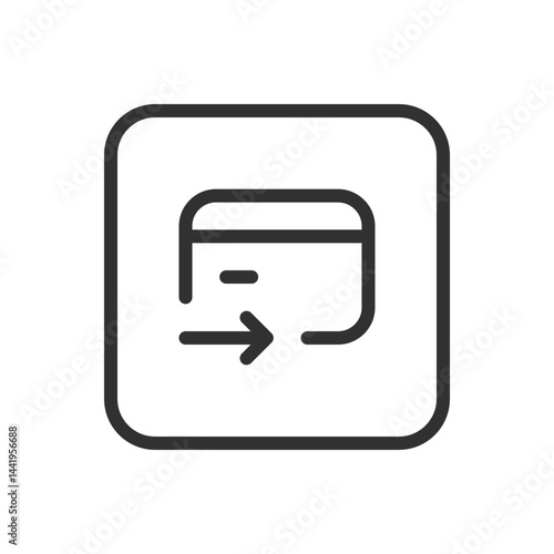 Credit Card Icon – Secure Payment & Digital Transaction