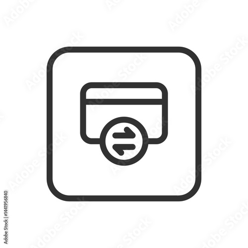 Credit Card Icon – Secure Payment & Digital Transaction