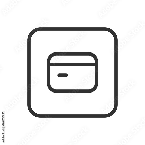 Credit Card Icon – Secure Payment & Digital Transaction