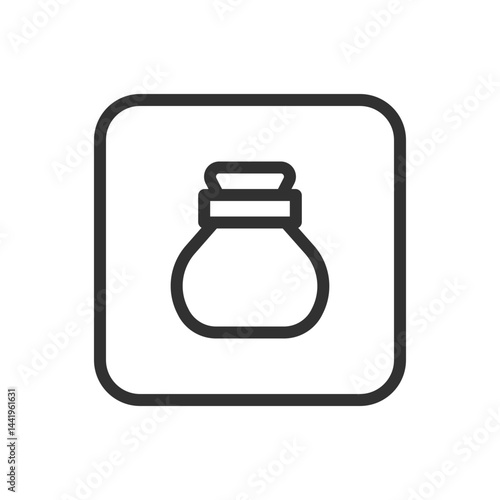 Money Bag Icon – Finance, Wealth, and Savings