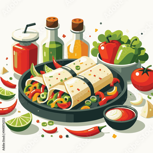 food, cuisine, mexican, meat, dinner, onion, fajitas, hot, delicious, lime, meal, chicken, lunch, healthy, spicy, table, tortilla, green, pepper, plate, dish, fried, restaurant, appetizer, fresh, vege