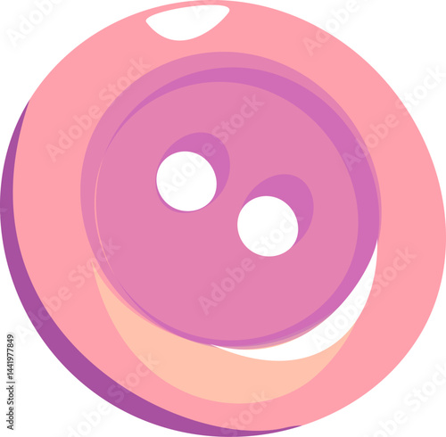 Pink Clothes Button