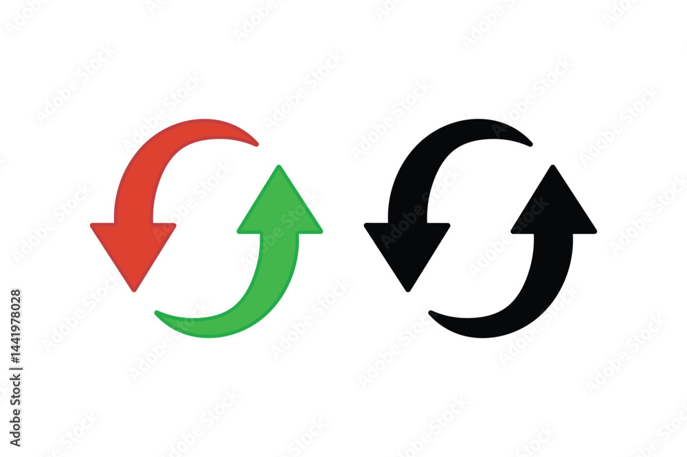 Circular Motion Arrows Vector, rotating arrows vector, circular arrow design, arrow rotation symbol Circular Motion Arrows Vector, rotating arrows vector, circular arrow design, arrow rotation symbol