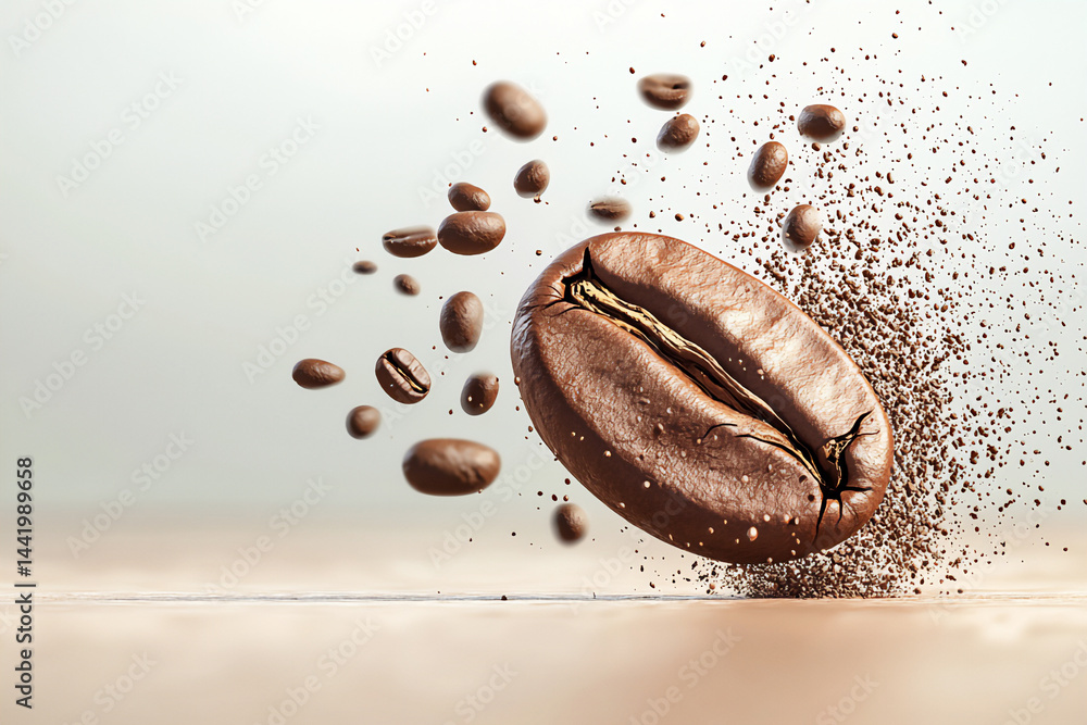 minimalist design of a stylized coffee bean, colombian symbol, simple rounded shape minimalist design of a stylized coffee bean, colombian symbol, simple rounded shape