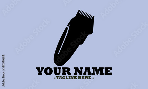 illustration vintage barbershop tools vector design and logo retro hair cutting machine vector stock illustration vintage hair salon and simple vector icon of a epilators logo design