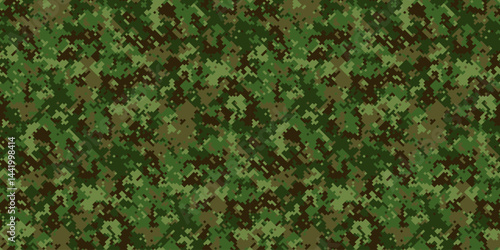 Intricate digital camouflage pattern.  Perfect for military, hunting, gaming, or fashion design projects.