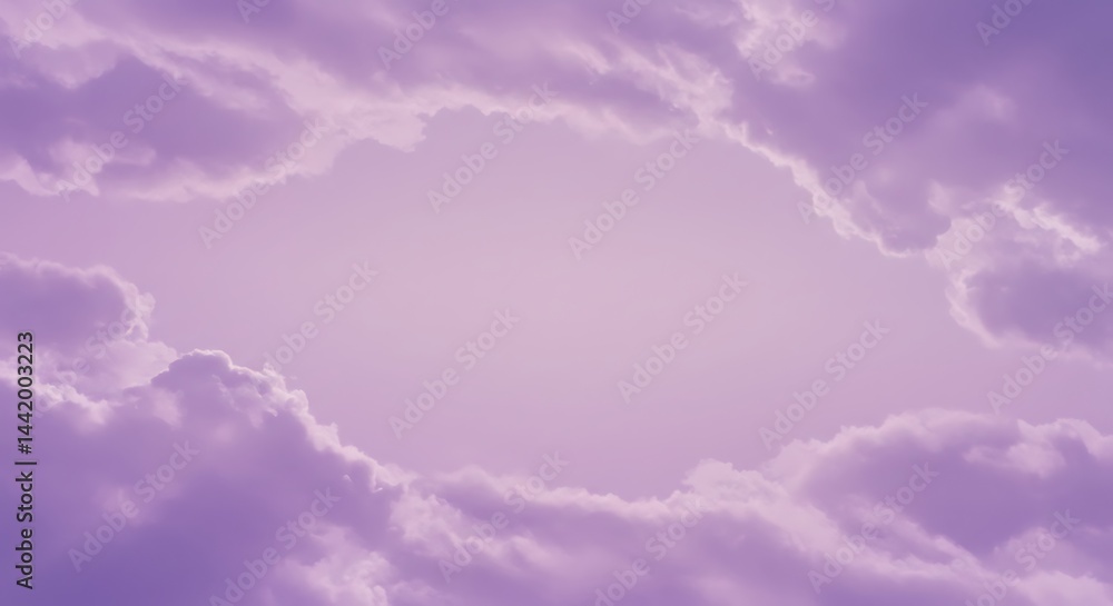 Obraz premium Lavender Embrace of Dawn AI Generated