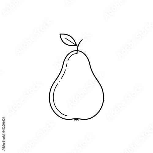 A pear icon representing the concepts of juicy fruits and healthy eating