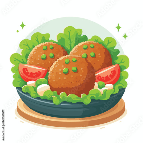 vegetarian, falafel, healthy, snack, background, food, meal, vegan, vegetable, fried, traditional, dinner, lunch, diet, chickpea, cuisine, dish, arabic, closeup, organic, homemade, ball, brown, turkis