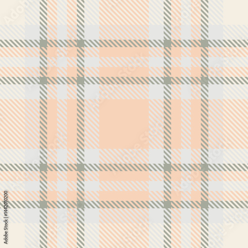 Pixel vector fabric seamless, scratch background tartan plaid. Art textile texture check pattern in light and sterling silver colors.