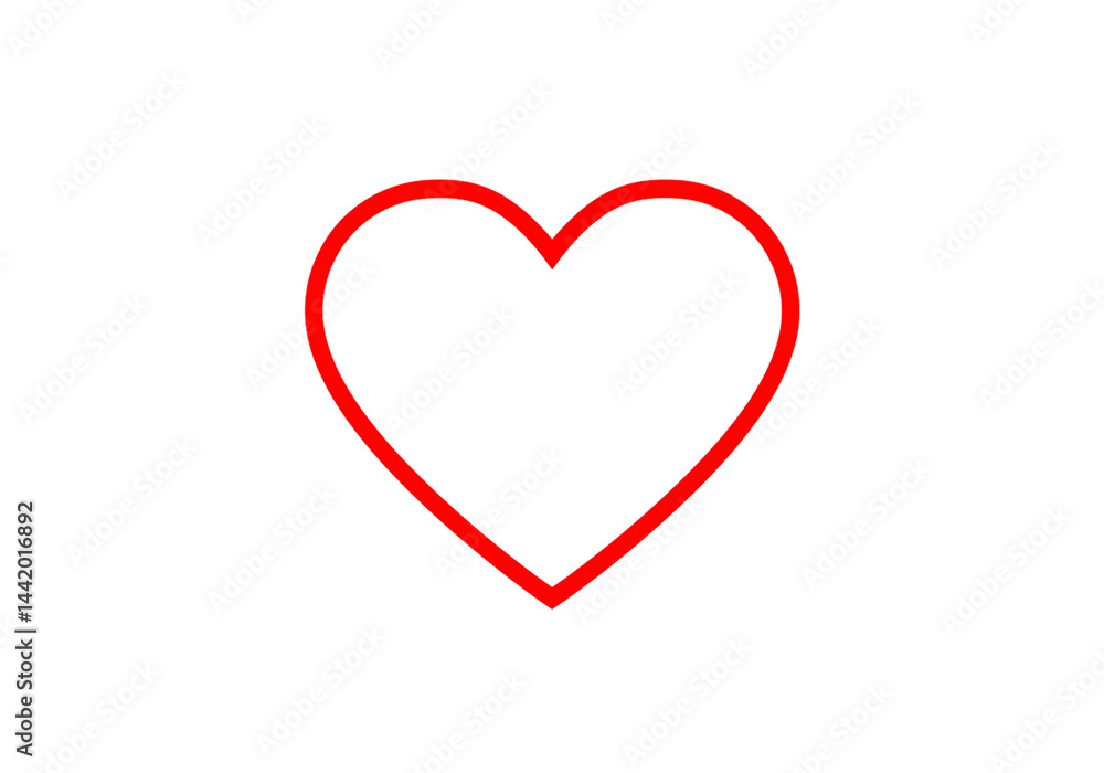 Red Heart Shape Black Background on Transparent background Red Heart Shape Black Background on Transparent background