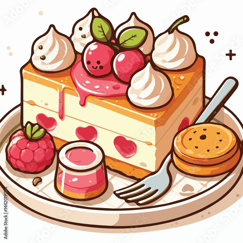 dessert, cheesecake, food, delicious, cake, slice, bakery, sweet, cream, cheese, piece, tasty, pie, pastry, background, creamy, baked, gourmet, fruit, plate, closeup, white, fresh, snack, homemade, re