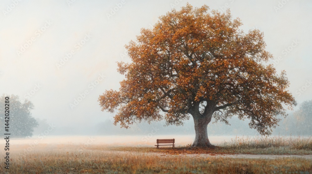 Obraz premium Autumnal Solitude