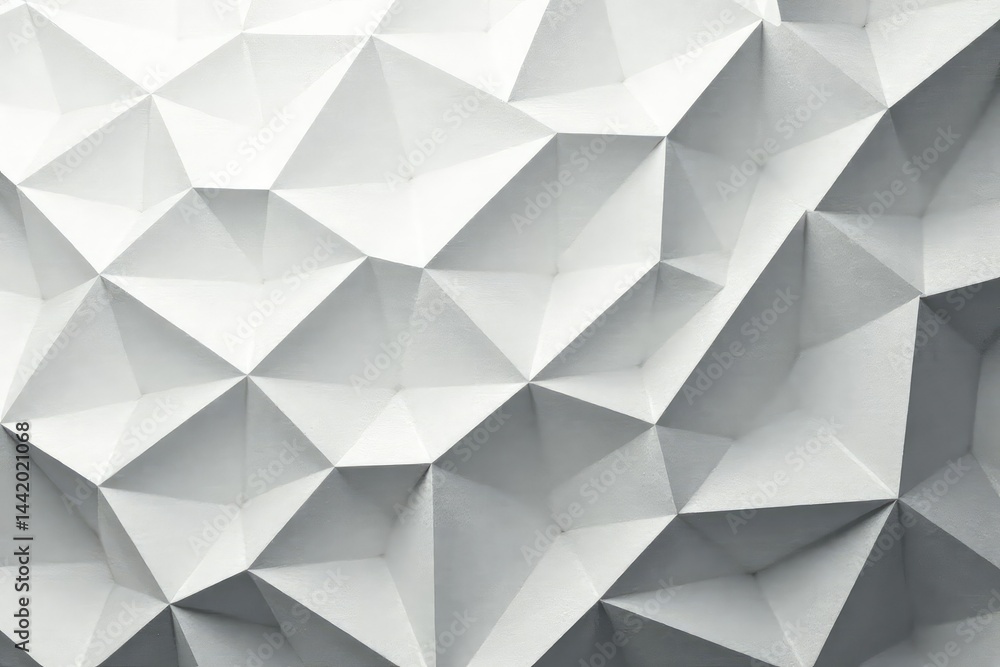 Fototapeta premium Subtle grayscale repeating geometric motif, minimalist style, simple, vector