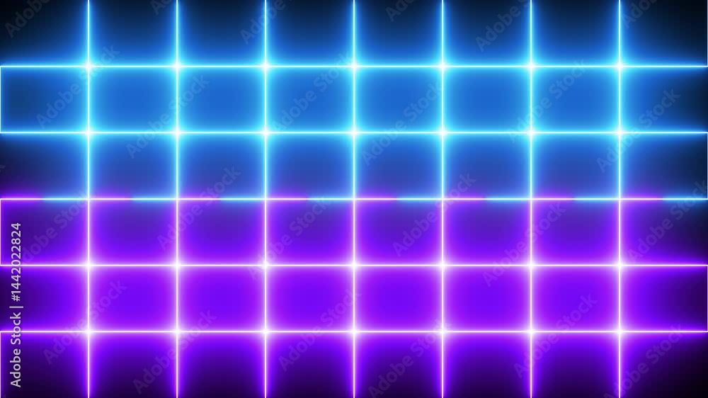 4K neon design square animation background. Neon design square animation for greetings, nightclubs, Social Networks, Marketing, and event celebrations. Technology video material animation. 4K neon design square animation background. Neon design square animation for greetings, nightclubs, Social Networks, Marketing, and event celebrations. Technology video material animation.