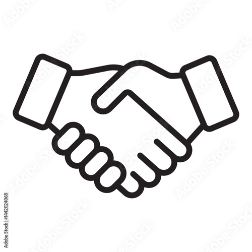 Handshake agreement icon	
