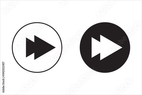 Free Download rewind icon. flat illustration of rewind vector icon for web on white background - GFXLoad