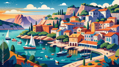 French fjords Cassis Marseille Southern France Europe