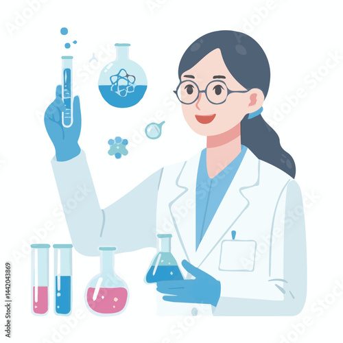 chemist, medicine, laboratory, technology, medical, research, science, chemistry, lab, scientist, work, analysis, pharmaceutical, health, biology, experiment, test, biotechnology, microscope, woman, d