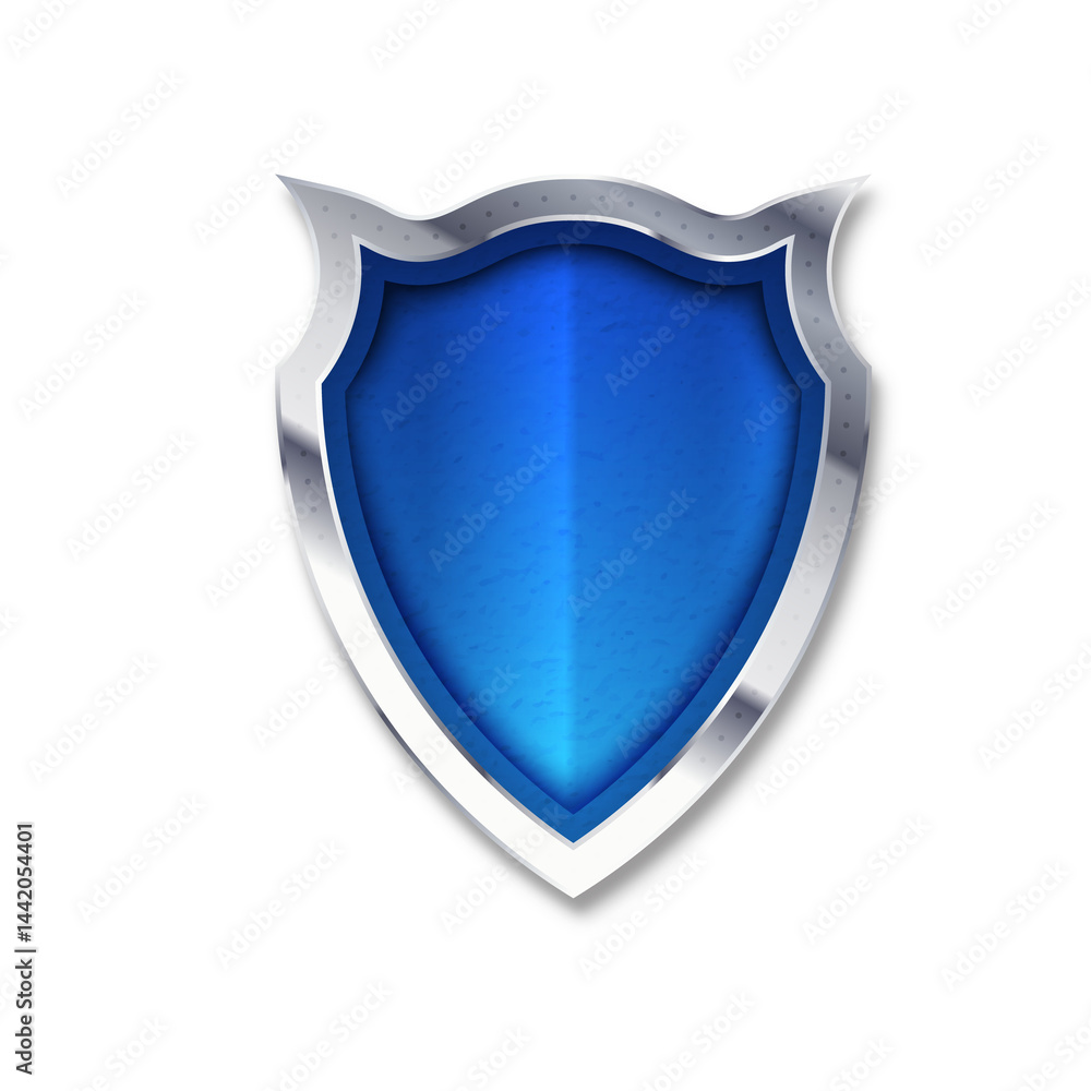 Blue Shields, Geometric Shapes, and Stars for Premium Branding Blue Shields, Geometric Shapes, and Stars for Premium Branding