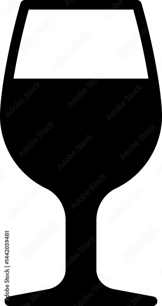 Wine Glass Icon Vector Illustration Wine Glass Icon Vector Illustration
