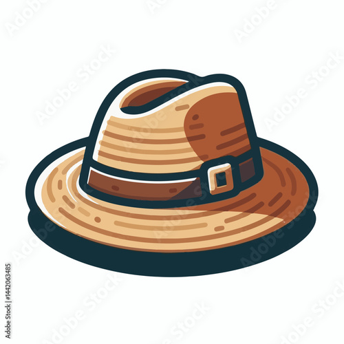 hat, fedora, fashion, design, isolated, object, accessory, retro, vintage, cap, wear, classic, white, head, style, clothing, old, illustration, vector, felt, icon, graphic, brim, element, costume, bla