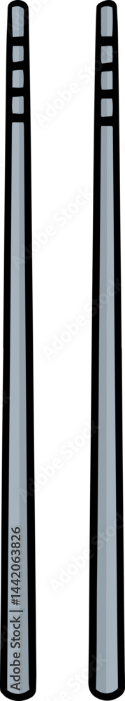 Illustration of chopsticks
Illustration of chopsticks
