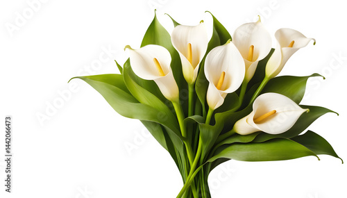 bouquet of white tulips