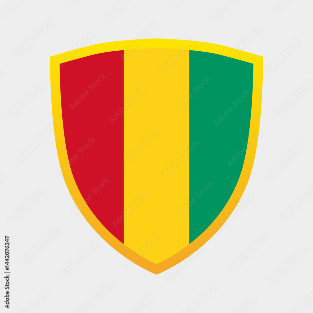 Fototapeta premium National Flag of Guinea