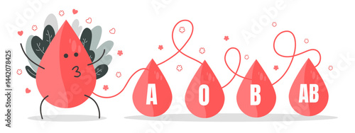 world blood donor day illustration vector design