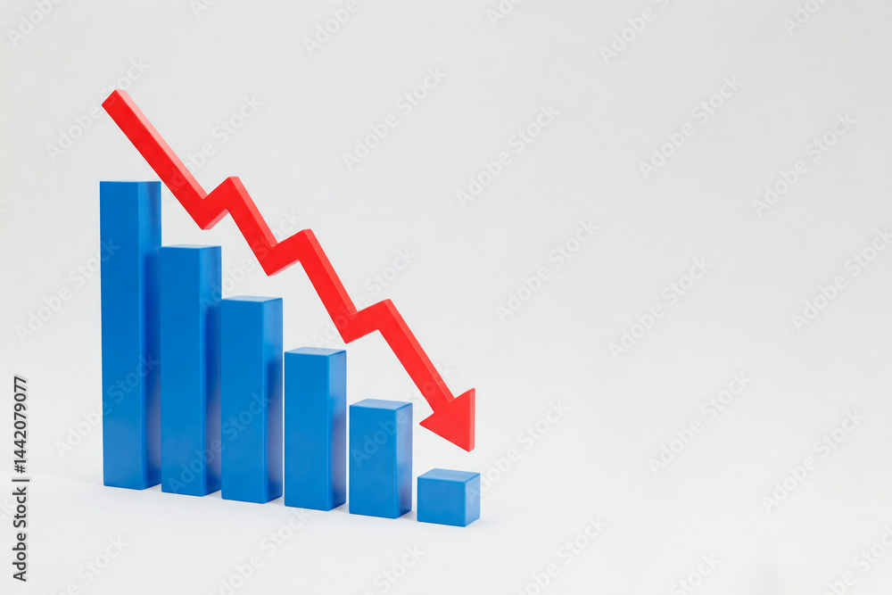 Decline in the blue bar market. Space for text. Decline in the blue bar market. Space for text.
