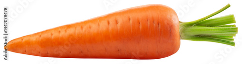 Carrot png. Carrot on white or transparent background. Perfect retouched carrot no background. Top view. Transparent png. Full depth of field.