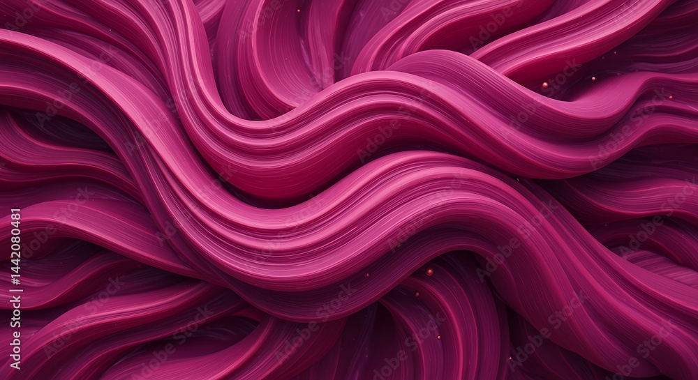 Obraz premium Crimson Current AI Generated